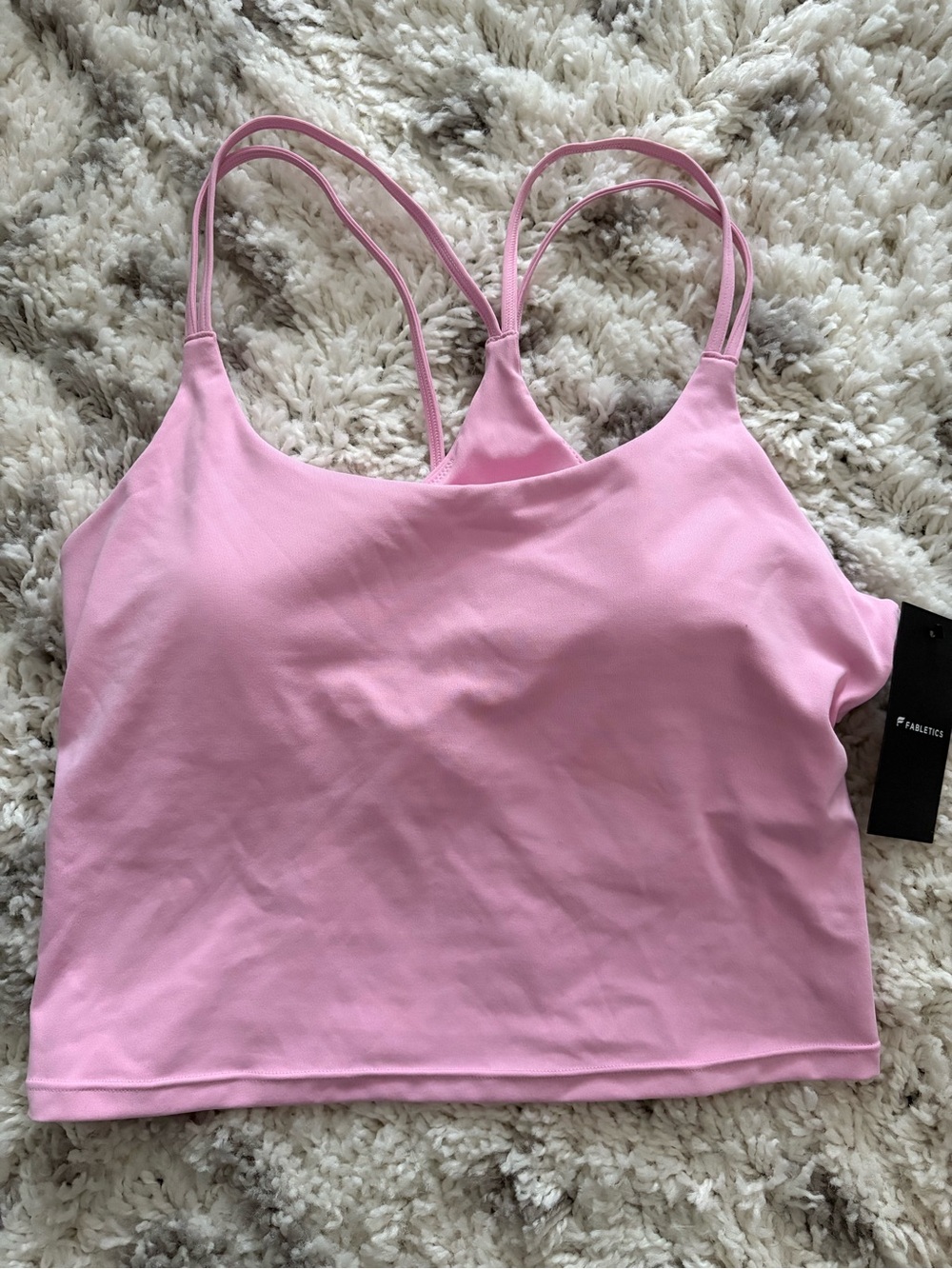 Fabletics Principal Pink Built in Bra Tank